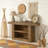 Farmhouse Entryway Console Table with U-Shaped Base