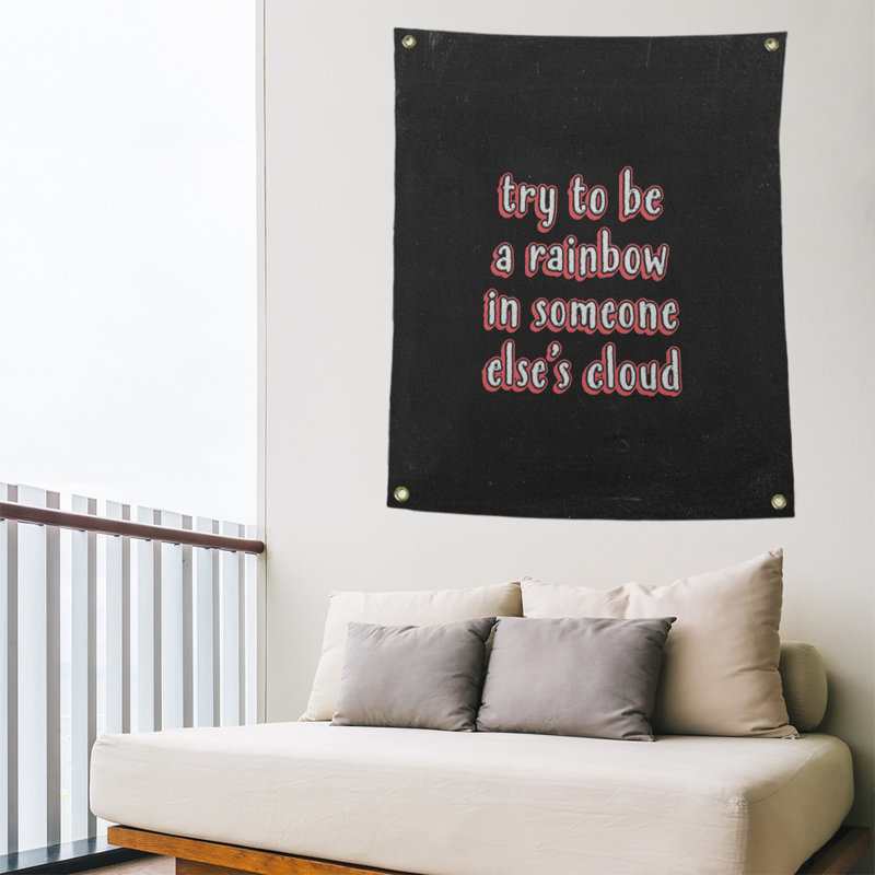Polyester Tapestry, 36" H x 26" W, Red