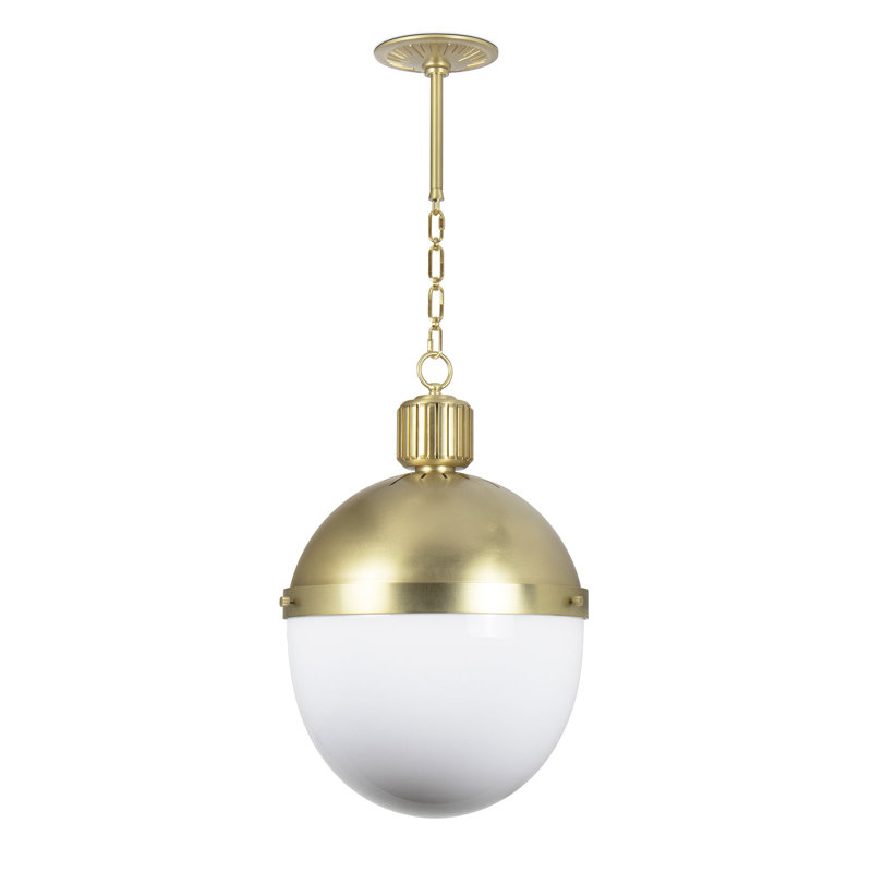 Luminaire suspendu Otis, H 23 po x l 15,5 po x P 15,5 po
