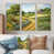 Toile naturelle avec cadre flottant