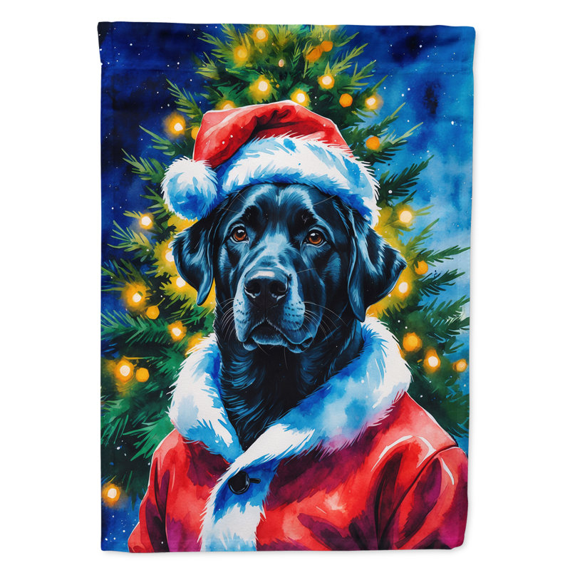Drapeau de jardin Doberman Pinscher, Labrador Retriever noir