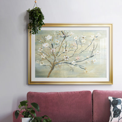 Fleurs et pluie printanière