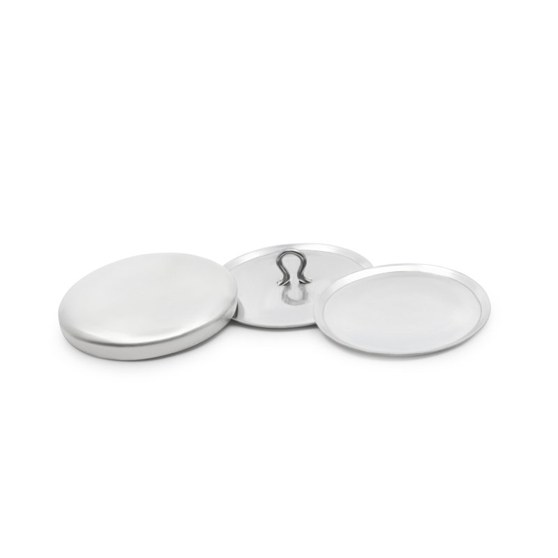 Dritz 1-1 / 8 "boutons et outils d'artisanat, 48 ensembles, nickel