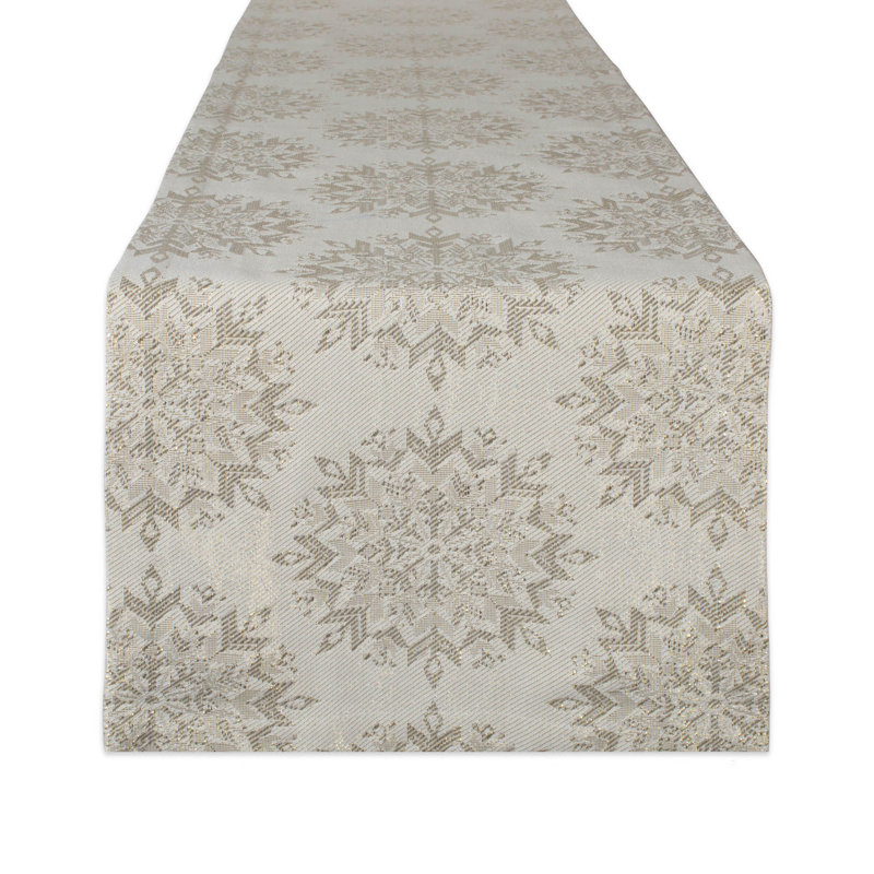 Valero Damask Christmas Table Runner, 72" L x 14" W