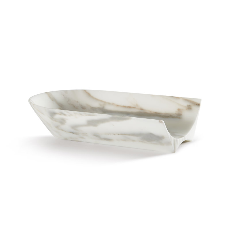 Marble Tray, White