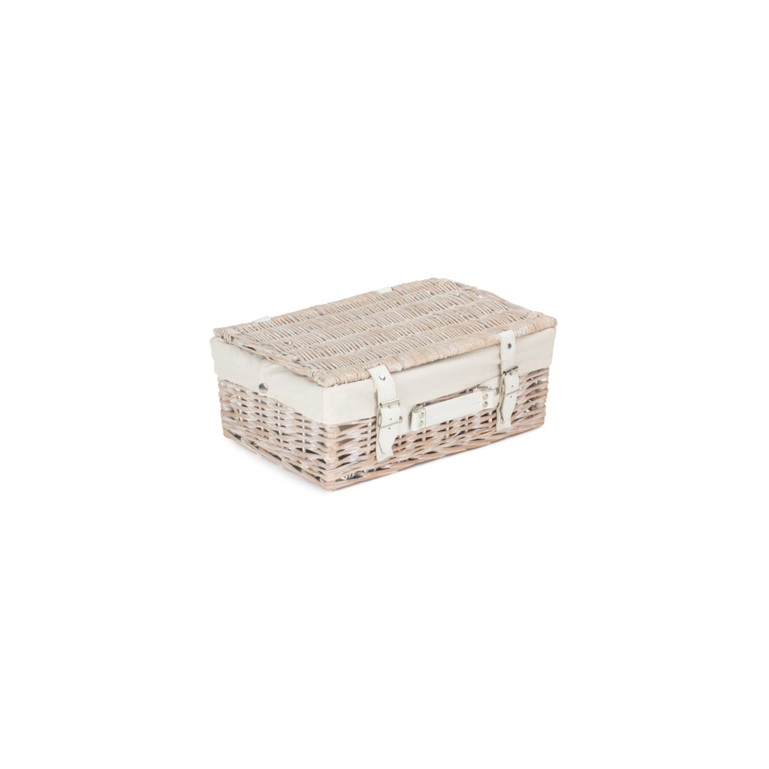 Wicker Picnic Hamper Basket with Lining