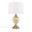 Waukomis 61cm Marble Effect Metal Table Lamp-106543026