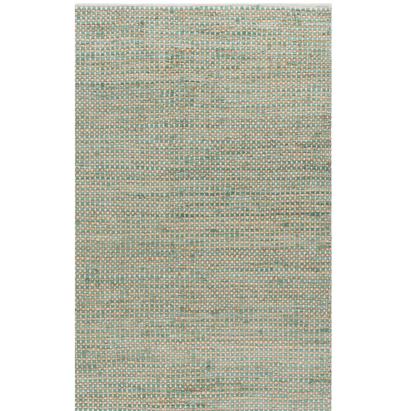 Tapis uni en coton tissé à la main Cape Jute / Sisal Cape Cod, Rectangulaire 2 pi x 3 pi