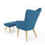 Hraztan Upholstered Accent Chair with Footstool-1574383477