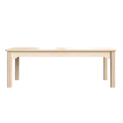 Bright Beginnings Commercial Grade Rectangular Wooden Preschool Classroom Activity Table