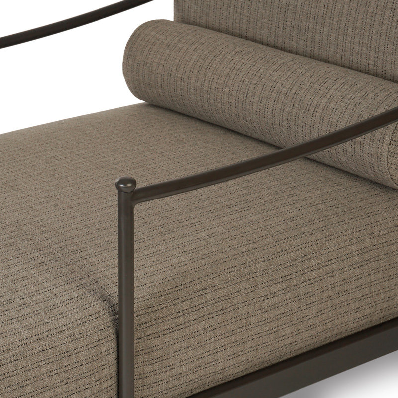 Granger Outdoor Chaise Lounge, Ambro Stripe