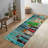Chic Non-Woven Soft Type Printed Rug with Intricate Floral and Geometric Design for a Modern Home Interior-126041900