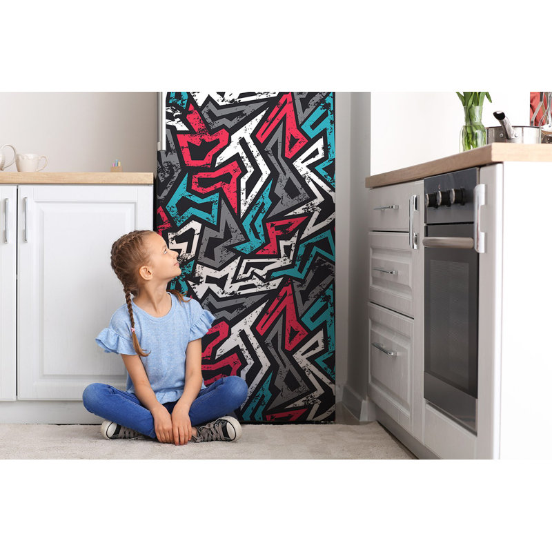 Abstract Door Decal