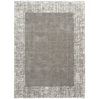 Pernell  Grey Shag Indoor Rug