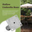 Base de parasol pour terrasse - support de parasol réglable pour poteau de 1,25 à 2,2 po de diamètre - porte-mât ou porte-parapluie de patio Pure Garden