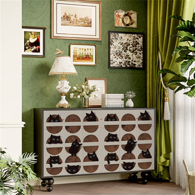 Abstraction Entryway Accent Cabinet and Sideboard