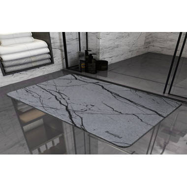 Matted Alexey Natural Bath Mat with Non-Slip Backing