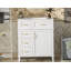 Meuble-lavabo de 30 pouces avec lavabo en céramique, tablette réglable, porte à fermeture en douceur et trois tiroirs à fermeture en douceur-1506042012