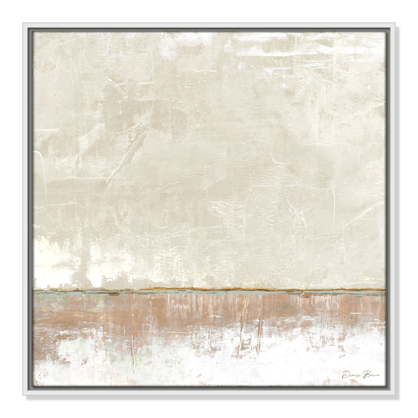Delevan "Better Days II" Print, 25.5" H x 25.5" W, White
