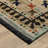 Tincie Tribal Triple Medallion Pale Teal/ Multi Wool Blend Area Rug-1183315519-1183315518