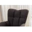 Fauteuil oscillant confortable en tissu Teddy pour chambre de bébé et salon, gris foncé-1251193674