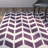 Deedie Hand Tufted Wool Chevron Rug-2130054415