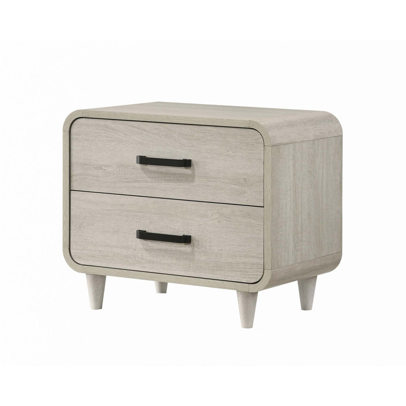 2 Drawers Nightstand
