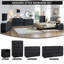 Commode de ferme noire 57 po, commode-484545912