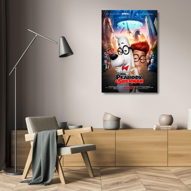 Mr. Peabody & Sherman, 24" H x 16" W