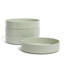 over&back Stackable Semi Hand-Finished Stoneware Dinner Bowls, Set of 4-99279681