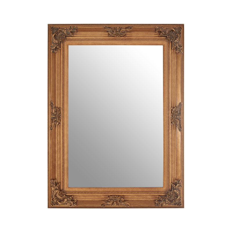 Drane Flat Wall Mirror, Gold
