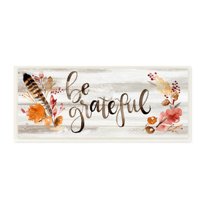 Be Be Grateful Boho Calligraphy