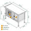 Lovisa Weather Resistant Rabbit Hutch