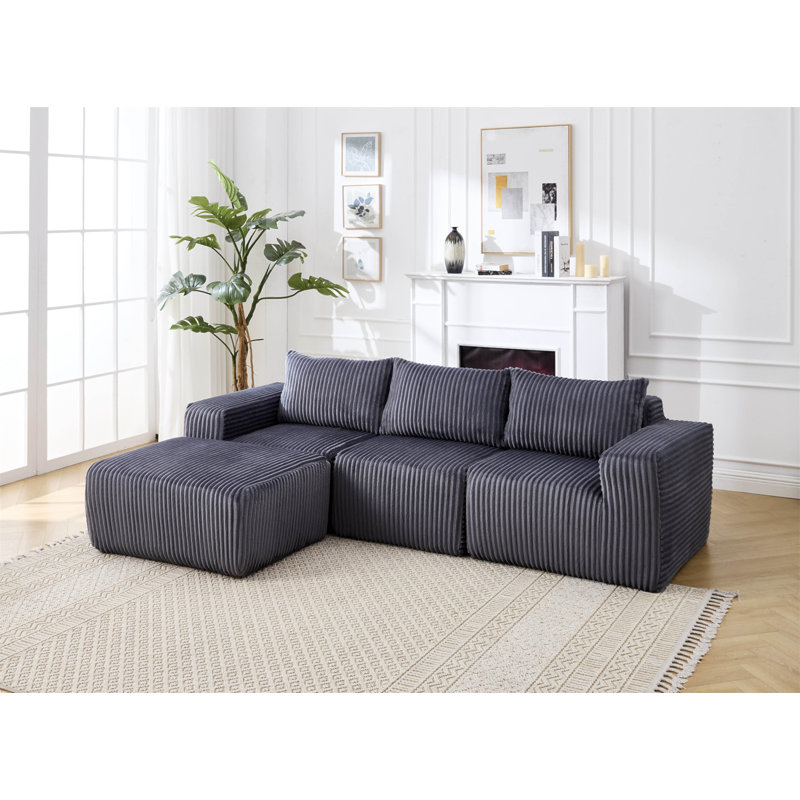 Canapé modulaire Modern, Gris foncé