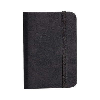 Schedule book A7 English Schedule Notebook Portable Small Notebook Colorful Starlight Leather Planner Journal