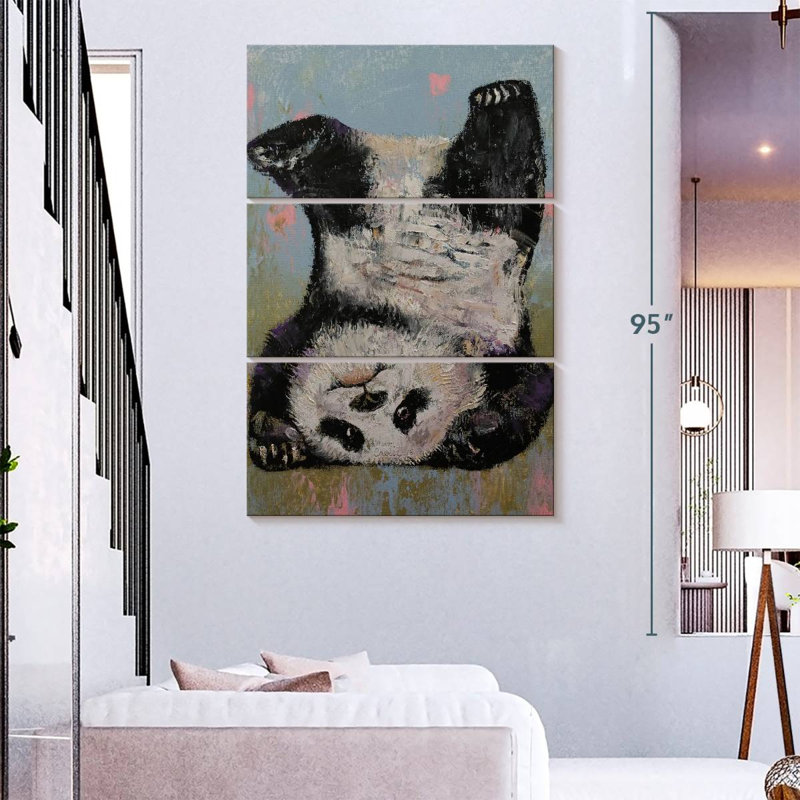 Brampt Panda Headstand, 74" H x 48" W