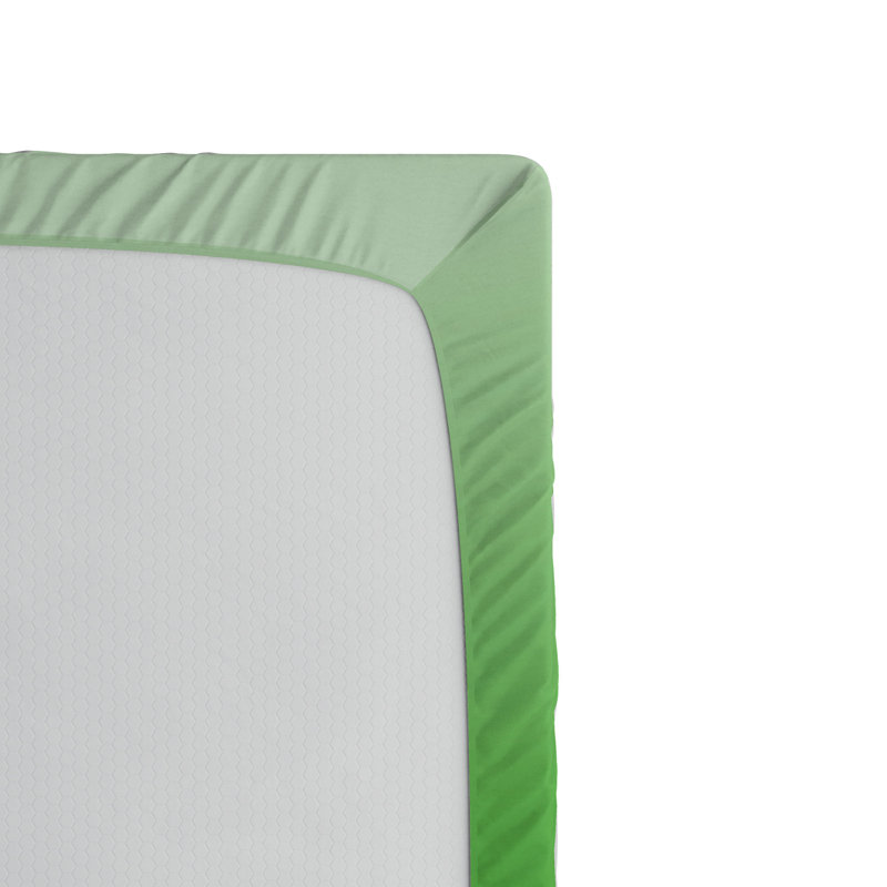 Microfiber Fitted Sheet, Full Fitted Sheet, Green Ombre