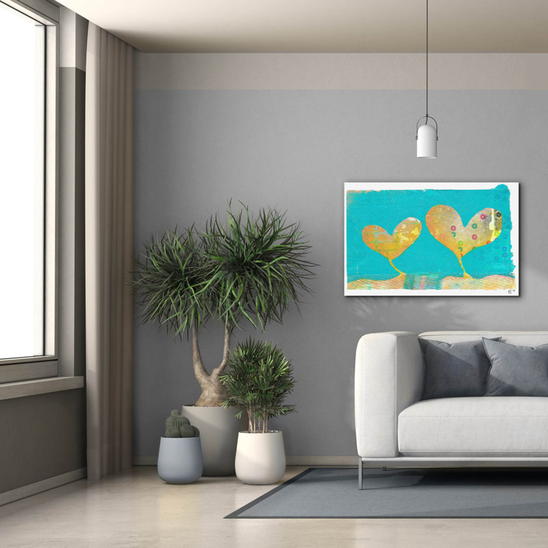Toile épique Graffiti «Sw Cherts 1» par Laura Gibson, 40 po x 26 po, H 26 po x l 40 po