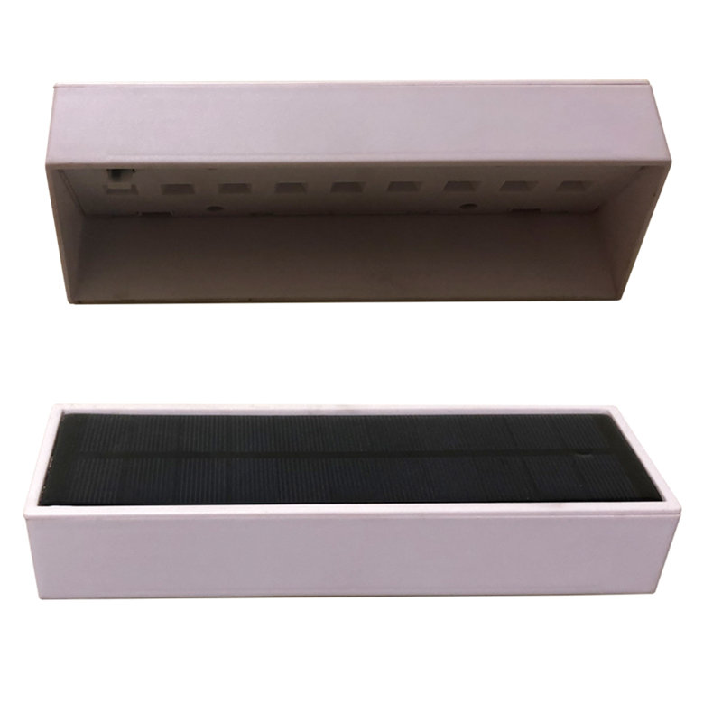 Wall Wash Light Attaches to Exterior Walls, Fences, Gutters, and Fascia Board LED Solar Power Dusk to Dawn