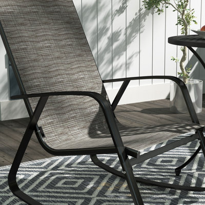 Steel, Texteline Rocking Chair