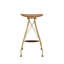 Ensemble de 2 tabourets de bar en cuir synthétique Dragea