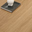 Table de salle à manger rectangulaire en bois massif brun-1072072812