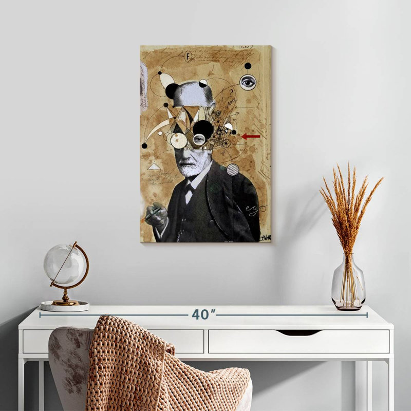 Keiraleigh Freud With Abstractions, 24" H x 16" W