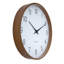Horloge murale moderne, silencieuse, cadre en bois de 12 pouces «LYRA»-150359750