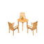 Hari Outdoor Teak Dining Set-2007460528-2074689881