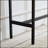 Bar stool and bar three-piece set, industrial style bar stool with backrest, iron wood structure