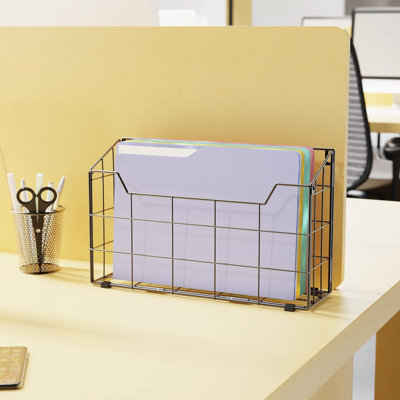 Wall File Organizer Hanging File Holder Magazine