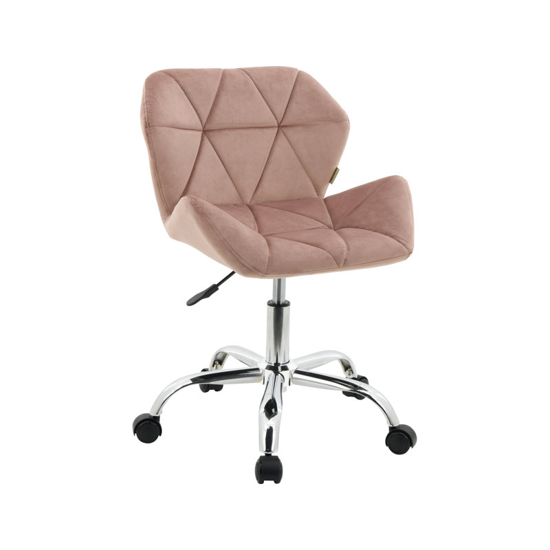 Velvet Executive Chair, Pink