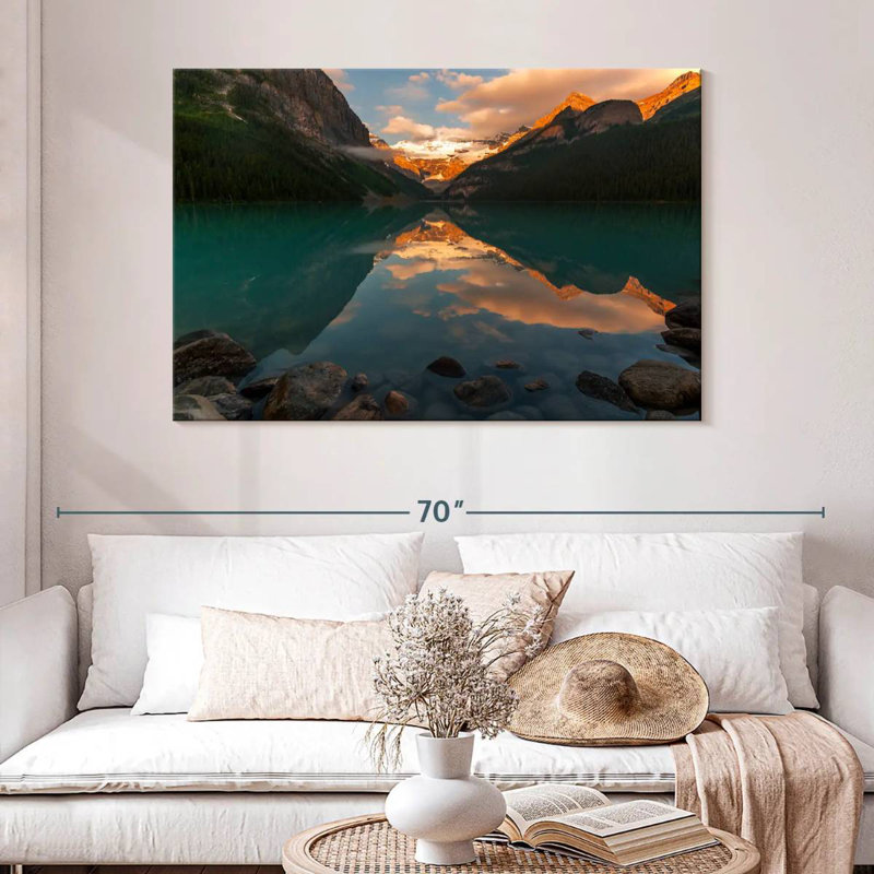 Lake Louise Sunrise, H 32 po x l 48 po