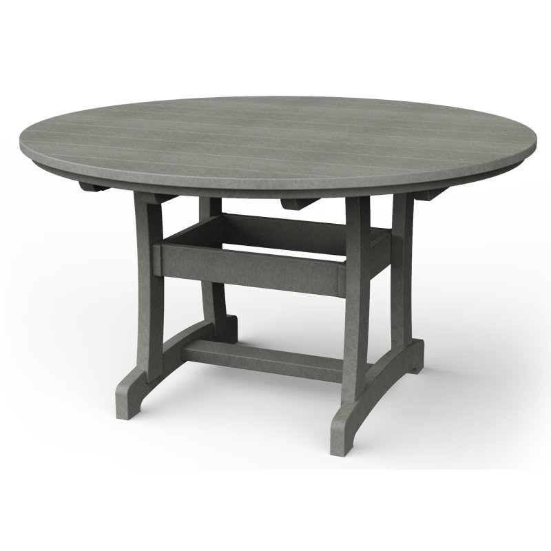 Table de salle à manger Stella, H 54 po x l 54 po x P 54 po, Gris clair